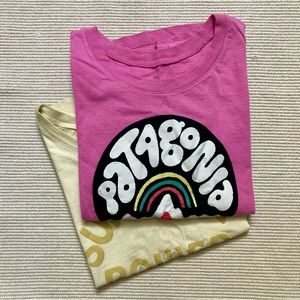 Set of 2 Girl's Patagonia T-shirts Size S
